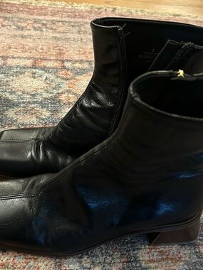 ASOS Black Leather Ankle Boots